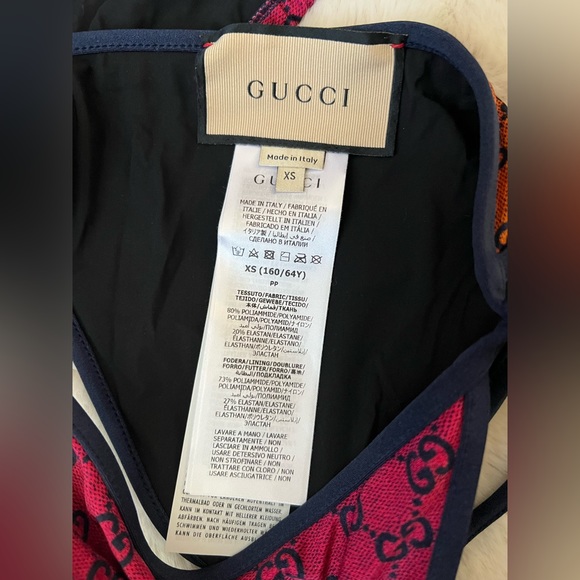 New Gucci GG Monogram multicolored Printed bikini set - Picture 10 of 10